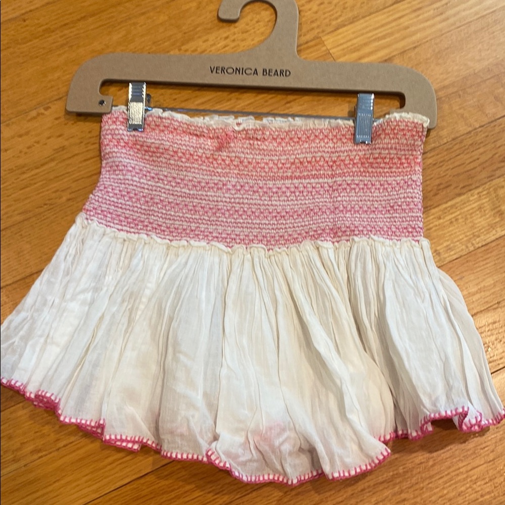 Veronica Beard Pink and White Women's Skirt